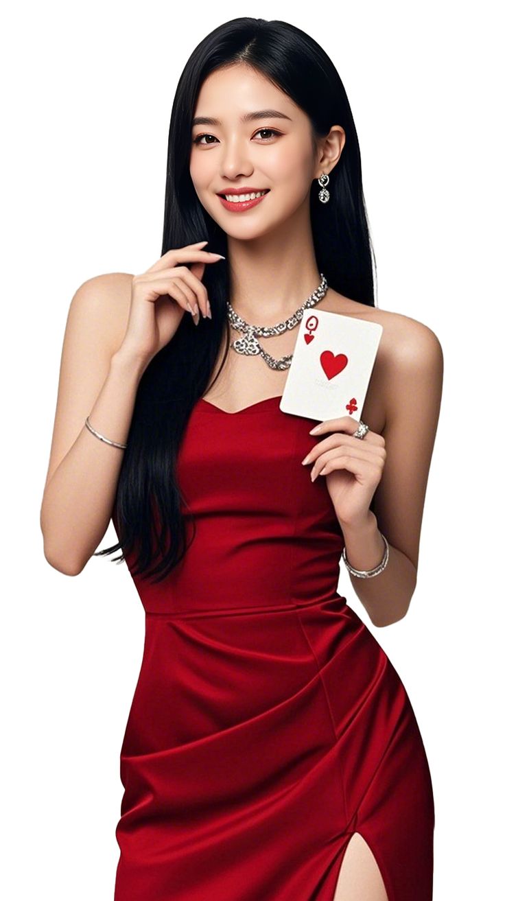 Live casino dealer in multi-camera studio